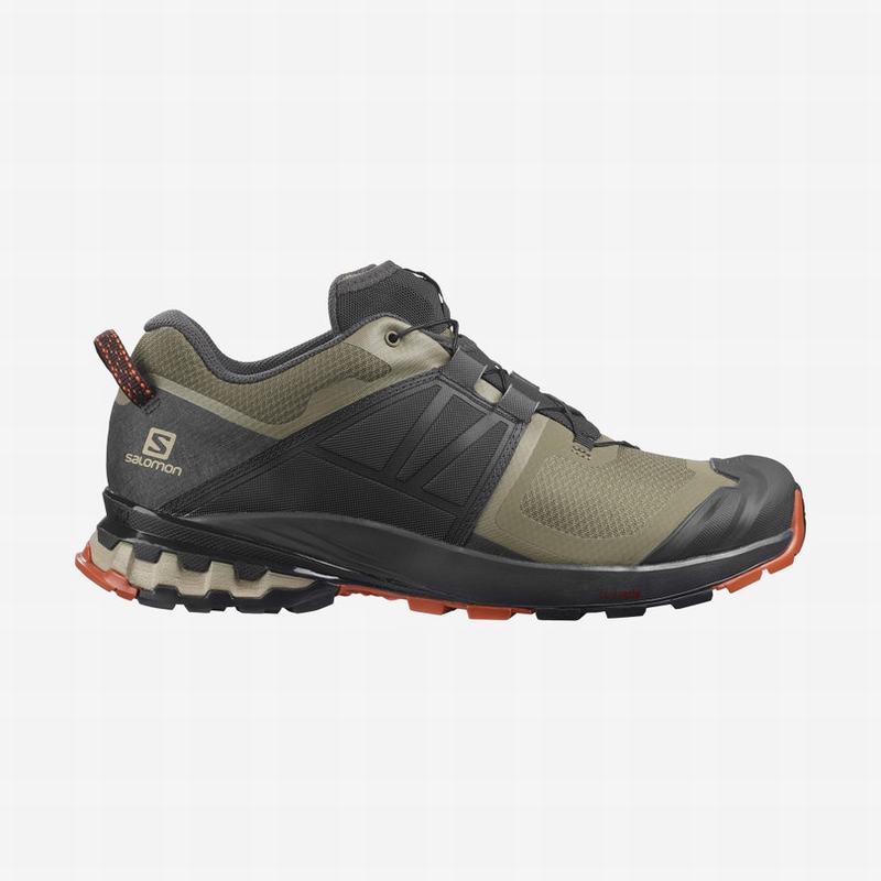 SALOMON XA WILD Philippines - Men's Trail Running Shoes - Olive/Black | 813024-KAS